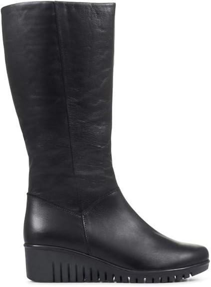 Leather Knee-High Boots