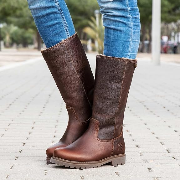 Women's Black Bambina B60 Leather High Boots